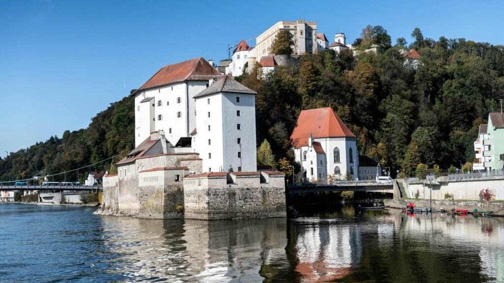 Castle by the Shore in Passau